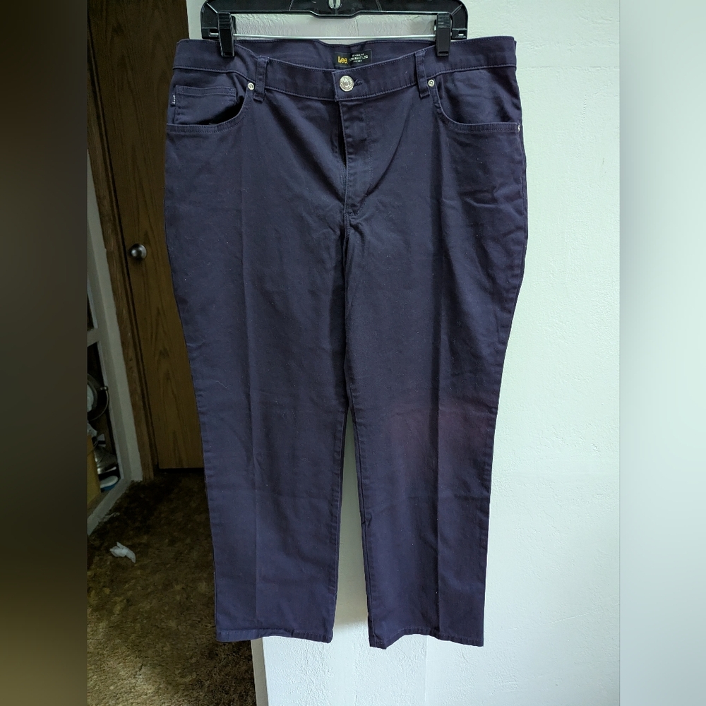 Lee Deep Purple Straight Leg Pants